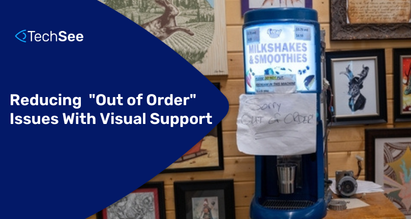 Visual support reduces machine out of order time