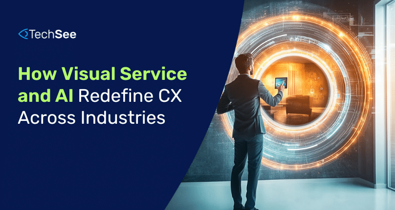 Visual service portal for CX