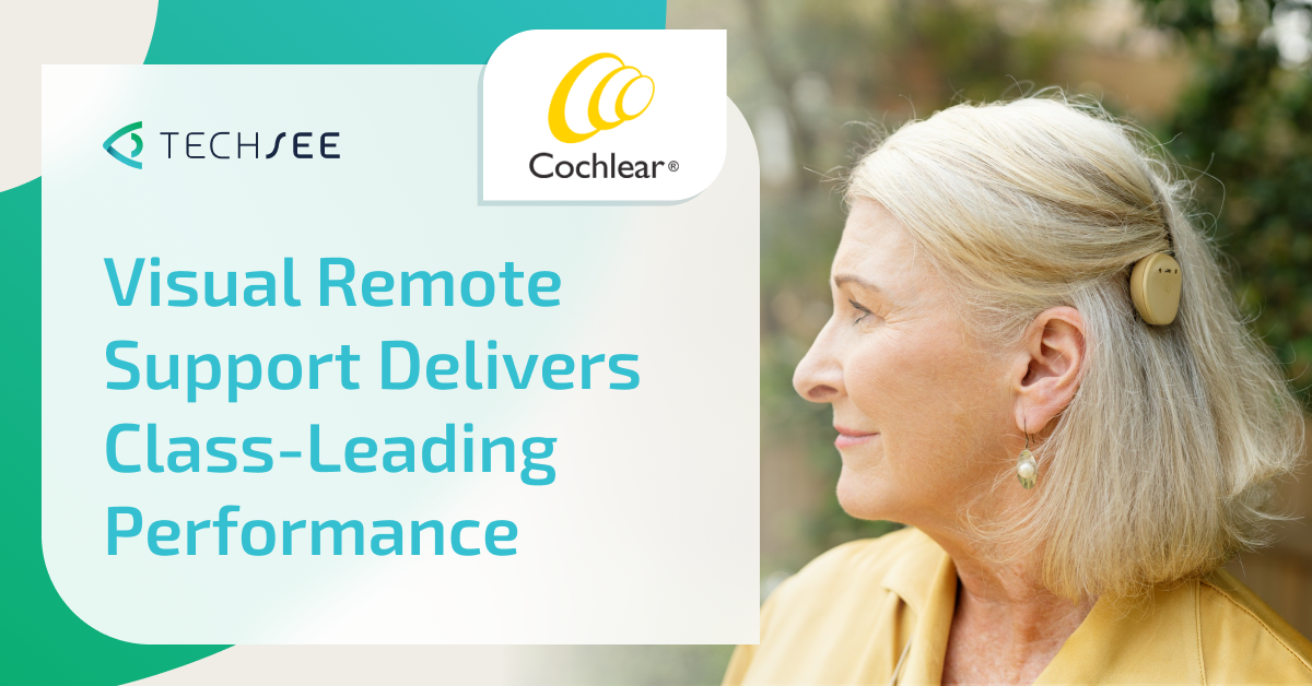 Visual remote support deliver best-in-class results | TechSee