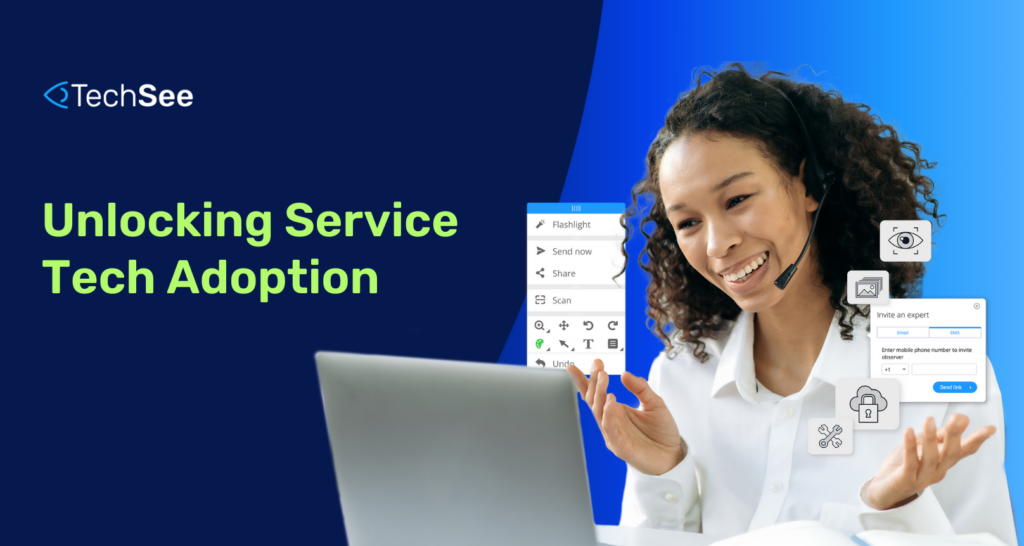 Showing tech adoption by service agent